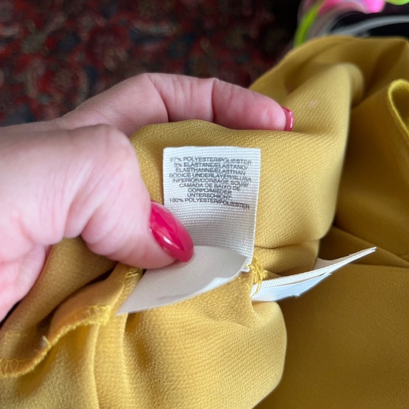 RACHEL Rachel Roy Blooms & Stripes Forever Asymmetrical Hem Blouse - Picture 5 of 7